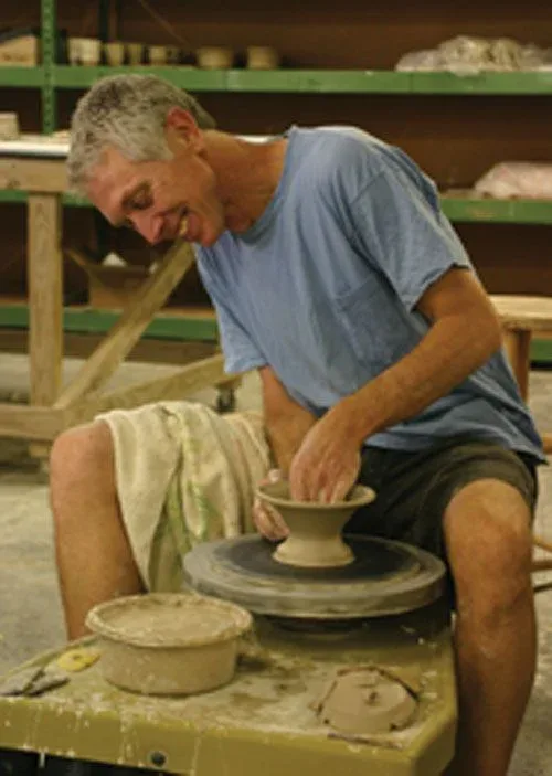 Potter at potters wheel